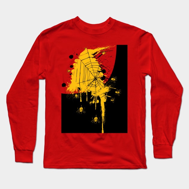 Happy Halloween Dark art II Long Sleeve T-Shirt by CindyS